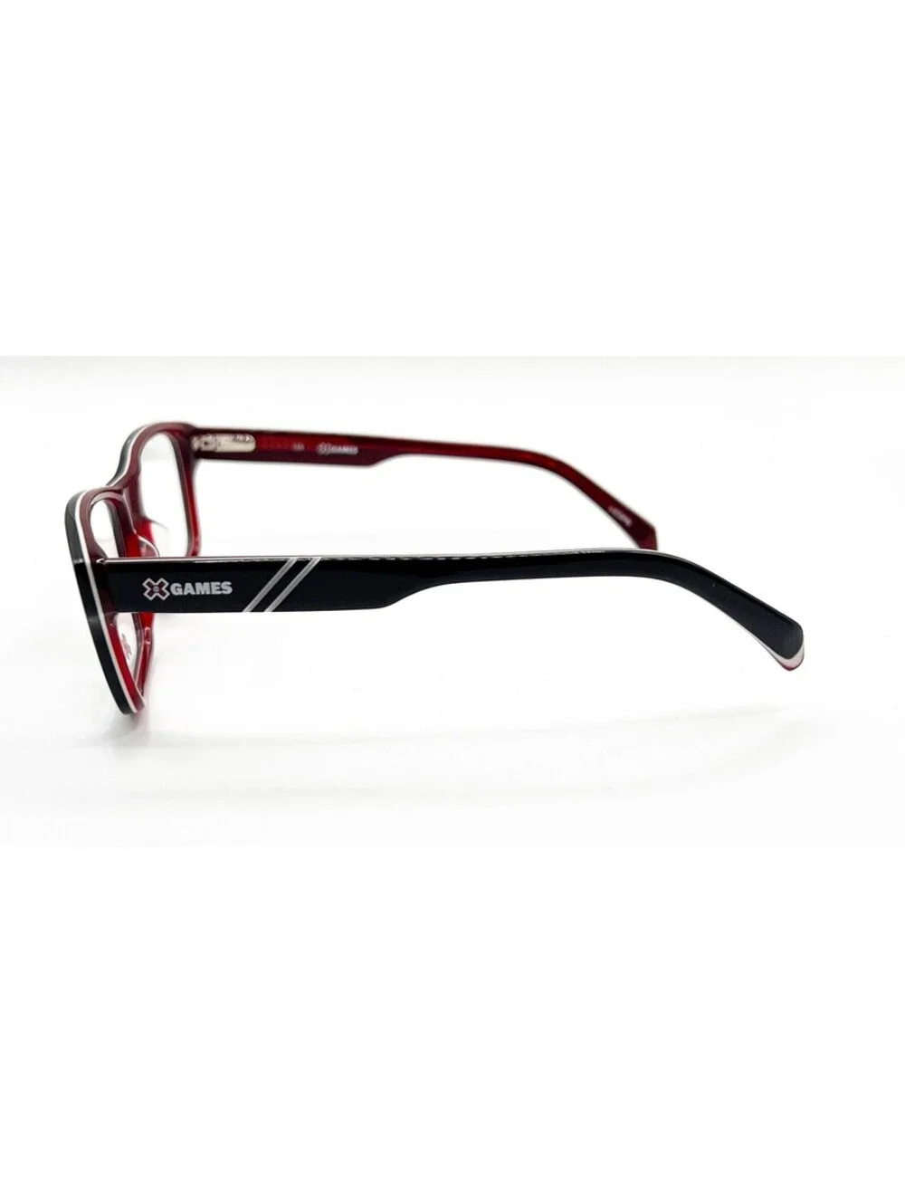 X Games Slopestyle 001 Black Red Authentic Eyeglasses 50-18-135